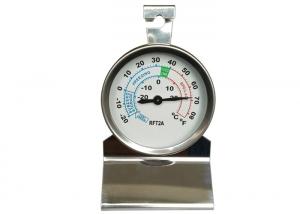 Quality 58mm Dial Refrigerator Freezer Thermometer , SS Hanging Fridge Thermometer wholesale