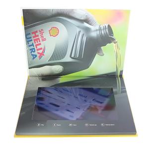 Quality Custom Buttons Control LCD Video Brochure , IPS LCD Screen Video Brochure wholesale