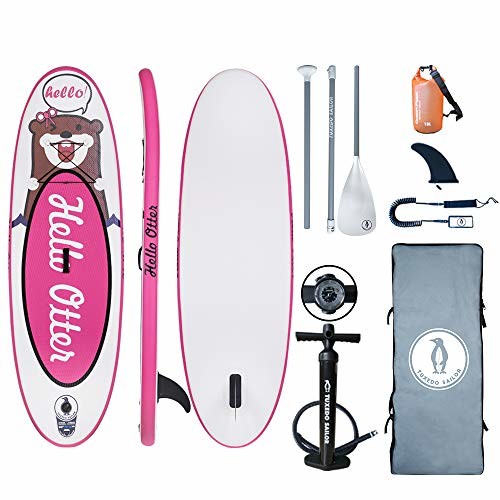 Quality Pink 1 Fin 8'×30"×4" 150lbs Kids Inflatable SUP Board wholesale