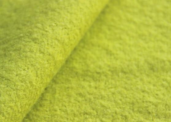 Cheap Ventilated Warm Bright Green Woven Jacquard Fabric For Making Cloak for sale
