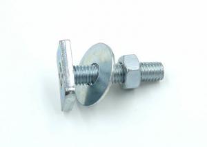 Quality Galavanized Mild Steel Square Head Bolts with Hex Nuts and Flat Washers wholesale