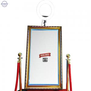 China Light box photo booth magic mirror modern popular party bar magic mirror photo booth on sale