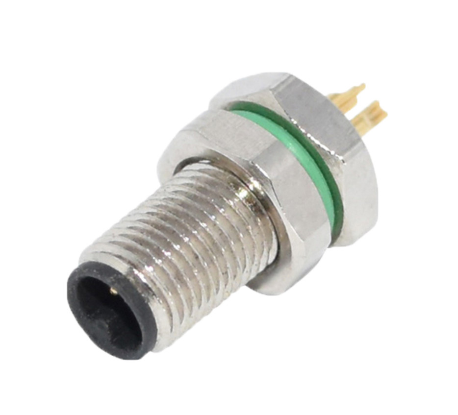 Quality Ip67 Male M5 Circular Connector Panel Rear Fastened Protected From Dust And Water wholesale