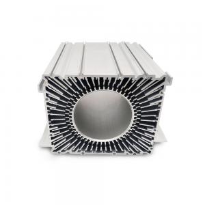 Quality Square rustproof Aluminum Extrusion Heat Sink With Anodizing Nature Flexible wholesale