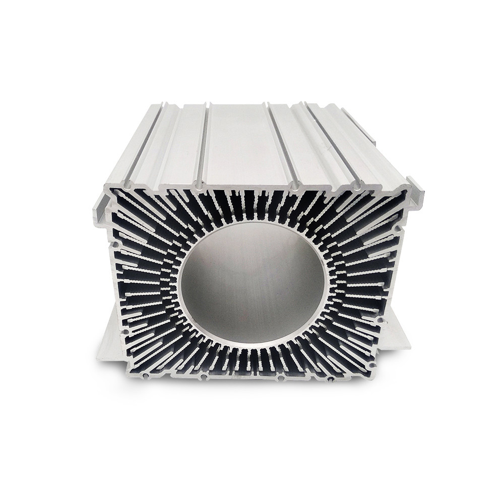 Buy cheap Square rustproof Aluminum Extrusion Heat Sink With Anodizing Nature Flexible from wholesalers