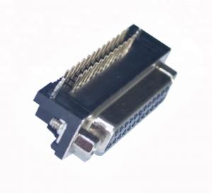 Quality 90 Degree 25 Pin D Sub Male Connector Two Rows Female DR With Back Shell wholesale