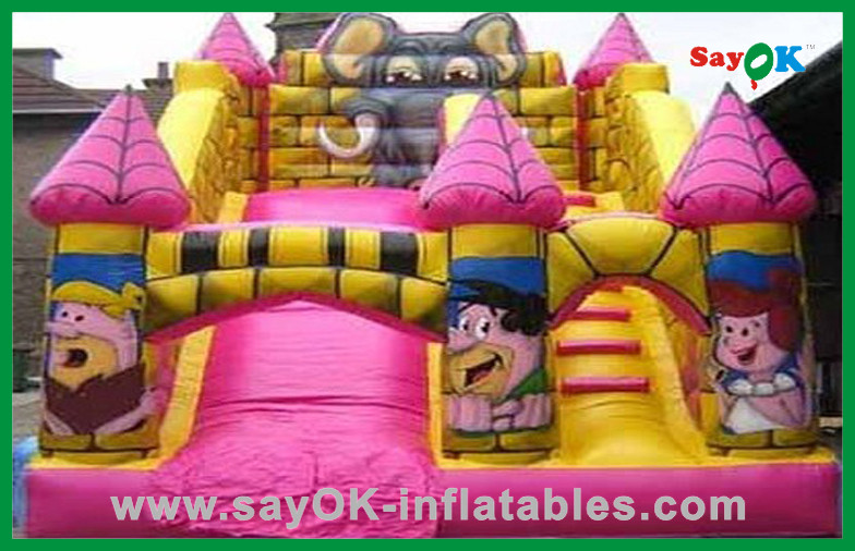 Quality Durable Air Blower Trampoline Inflatable Bounce / Inflatable Slide wholesale