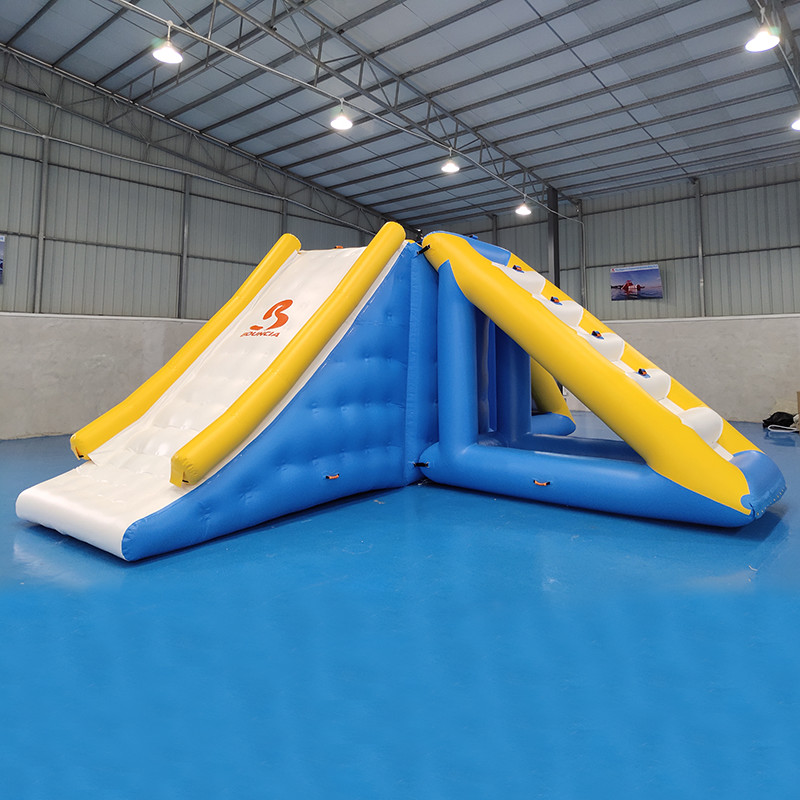 Quality Exciting Inflatable Water Sports 10 Person Blow Up Slide Tower wholesale