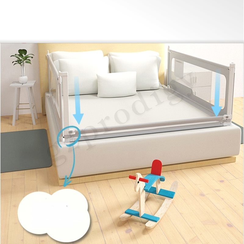 China Nylon Portable Baby Bed Rail Multipurpose Detachable 47x64x200cm on sale