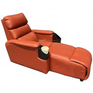 Quality Luxury Genuine Leather Chair Home Cinema Seats VIP Sofa With Inclined Cup Holder wholesale