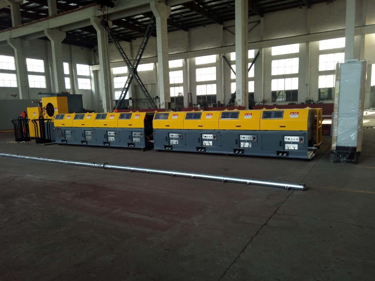 Quality Automated Copper Wire Drawing Machine , Horizontal Welding Rod / Wire Nail Making Machine wholesale