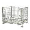 Buy cheap Custom Heavy Duty Stacking Collapsible Logistic Storage Welded Metal Mesh Cage from wholesalers