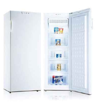 China 156L A+ Frost free (no frost freezer) upright freezer single door vertical freezer on sale