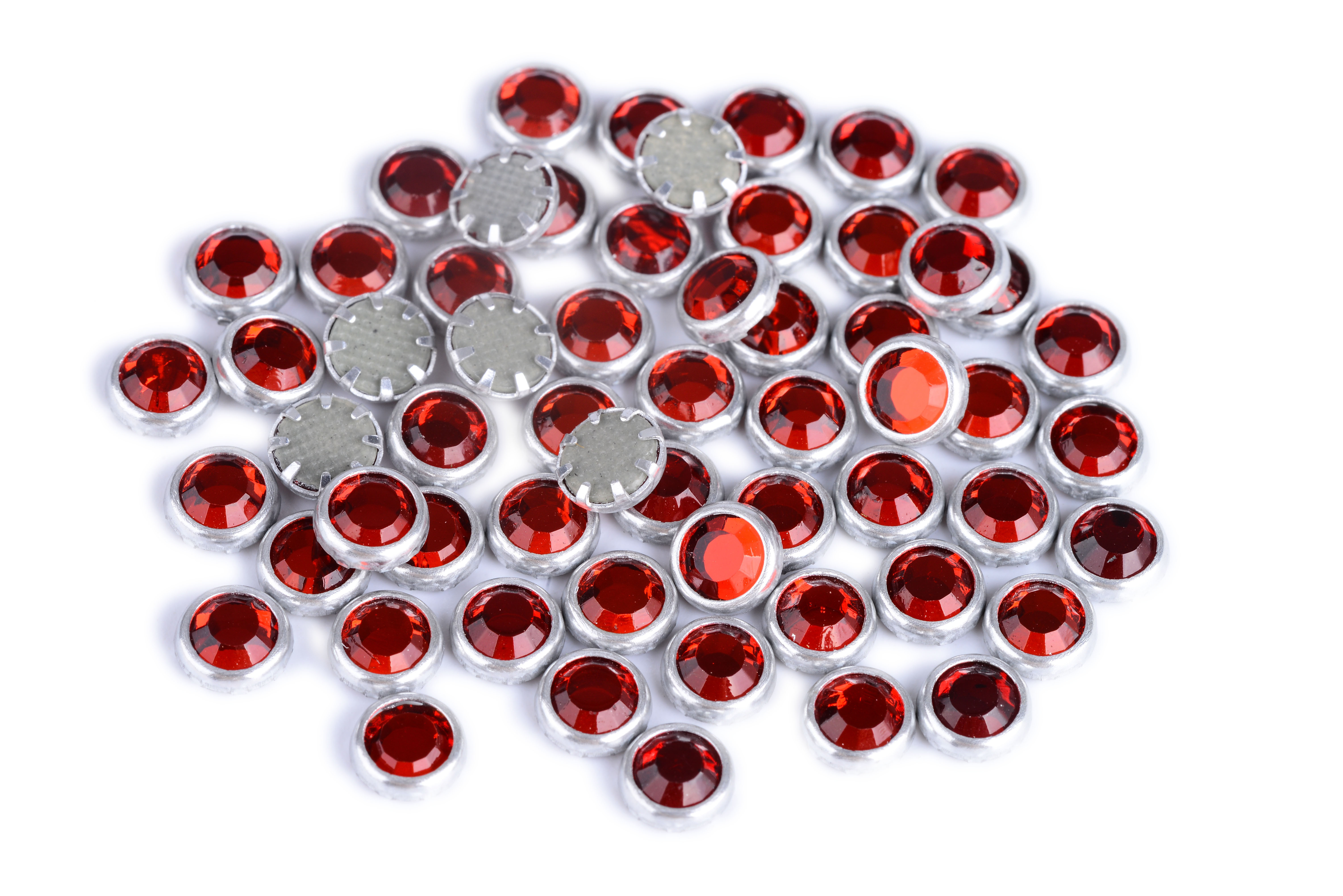 Quality Flatback Loose Rimmed Rhinestones High Color Accuracy With Shinning Facets wholesale
