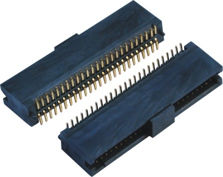 Quality Double Low 44-60 Pins , 10 Pin Header SMT Female Pin Headers With Cap  LCP Plastic wholesale