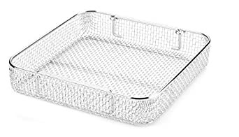 Quality Customized Color Stainless Steel Mesh Tray Corrosion Resistance With Drop Handles wholesale