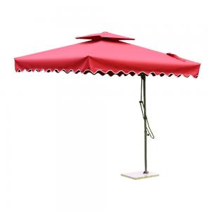 Quality Oxford Polyester Cantilever Garden Parasols , Tilting Rectangular Patio Umbrellas wholesale