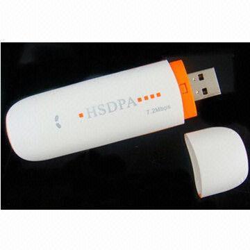 Quality 3G HSDPA/EDGE/GSM USB Modem, 7.2M DL, Supports Mac, Android, Linux and Win 7 OS wholesale