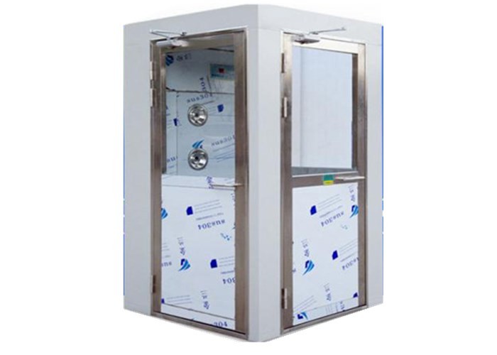 Quality Swing Door Corner Cleanroom Air Shower Auto Blowing Compact And Sound In Structure wholesale