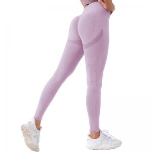 Quality Anti Cellulite High Waisted Gym Leggings Seamless Quick Dry wholesale