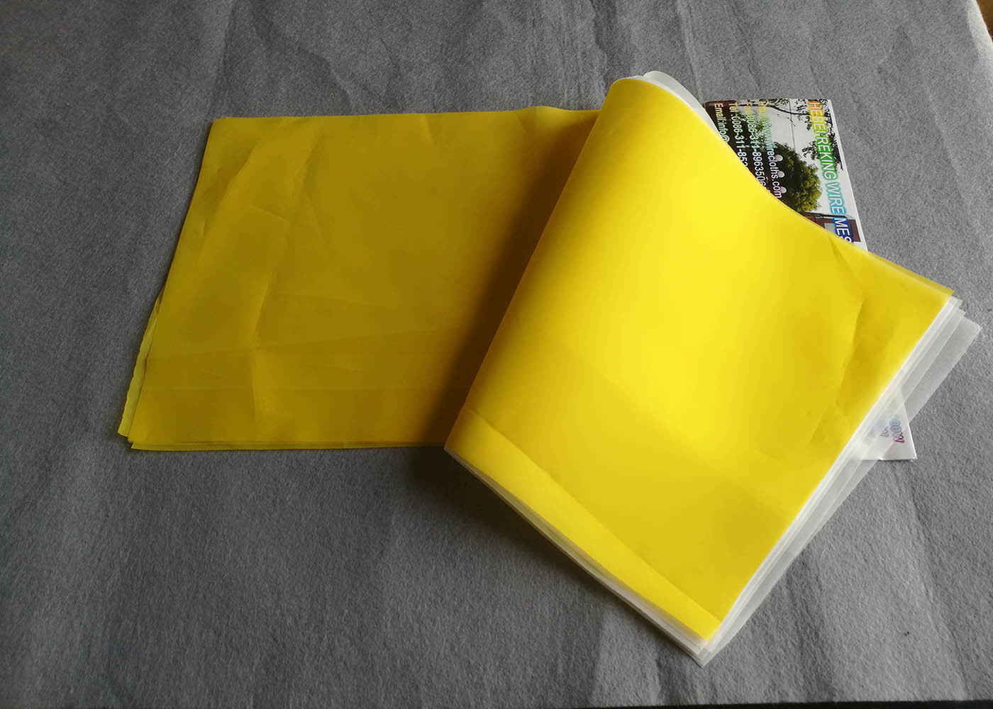 Quality ISO High Tension Polyester 50m Silk Screen Printing Mesh For CD / DVD Printing wholesale
