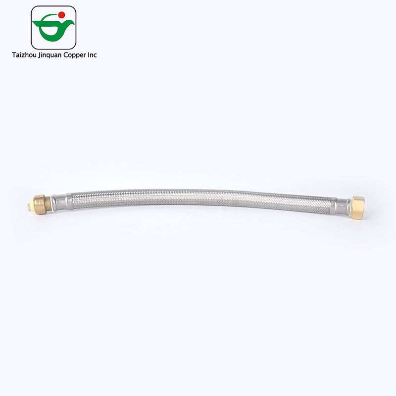 Brass Nut 18 Inch SS304 SS Wire Braided Flexible Hose for sale
