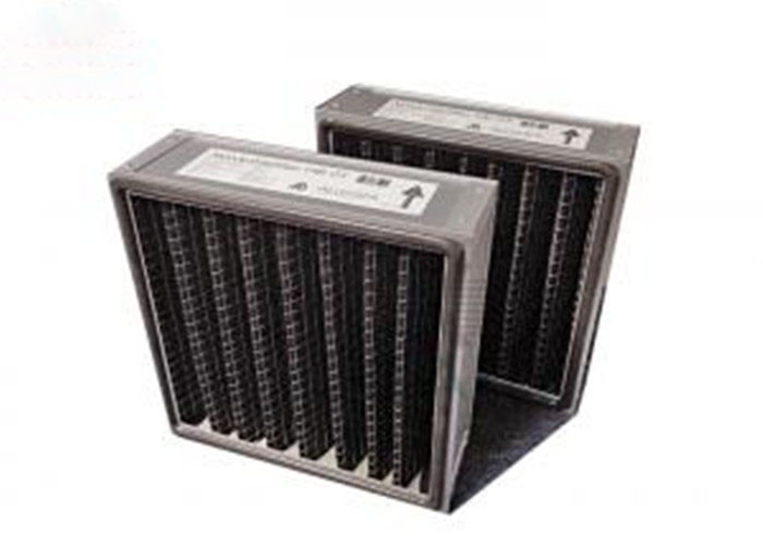 Quality Activated Carbon V Bank Filter Pleated Panel Thickness 1" 2" 4" Customized Size wholesale