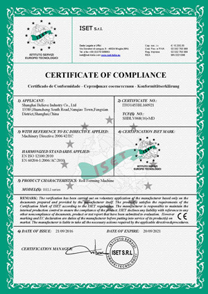 SHANGHAI BELIEVE INDUSTRY CO., LTD Certifications
