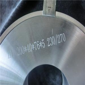 Quality 1A1 200*40*76*10 Metal bond diamond superhard material grinding wheel can be customized to process magnetic materials wholesale