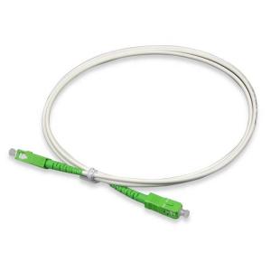Quality White Fiber Optic Patch Cord SC APC SM SX G657D wholesale