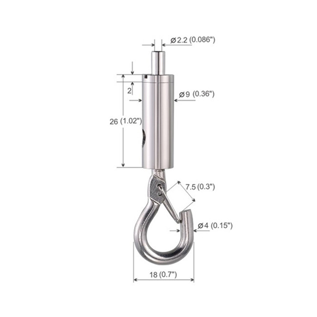 Quality Wire Gripper Hardware Spring Hook Pring Load For Acoustic Panel Kit YW86229 wholesale