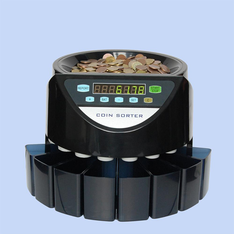 China High quality Auto Euro Coin Counter and Sorter for super market coin sorter bill counter electronic coin counter euro on sale