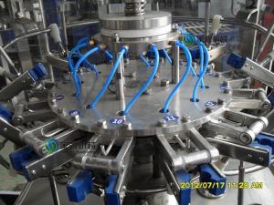 China Glass Bottle Beverage Filling Machine 250ml - 1250ml Rotary Filling Machine on sale