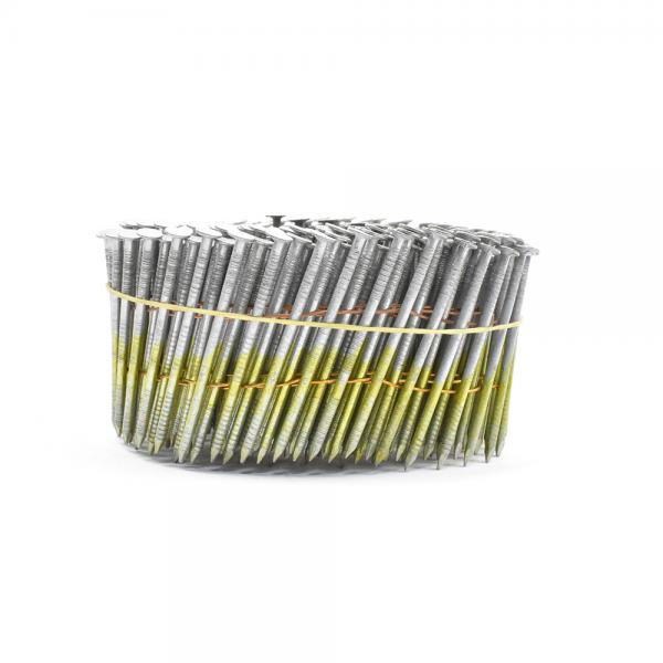 Cheap Wire Collated Electric Galvanised Coil Nails For Construction Ring Shank  2'' for sale