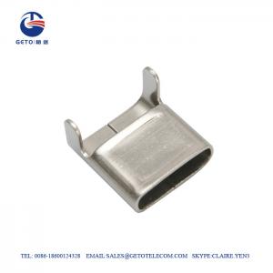 Quality SS201 6.4mm 0.38mm 50M Stainless Steel Clip wholesale