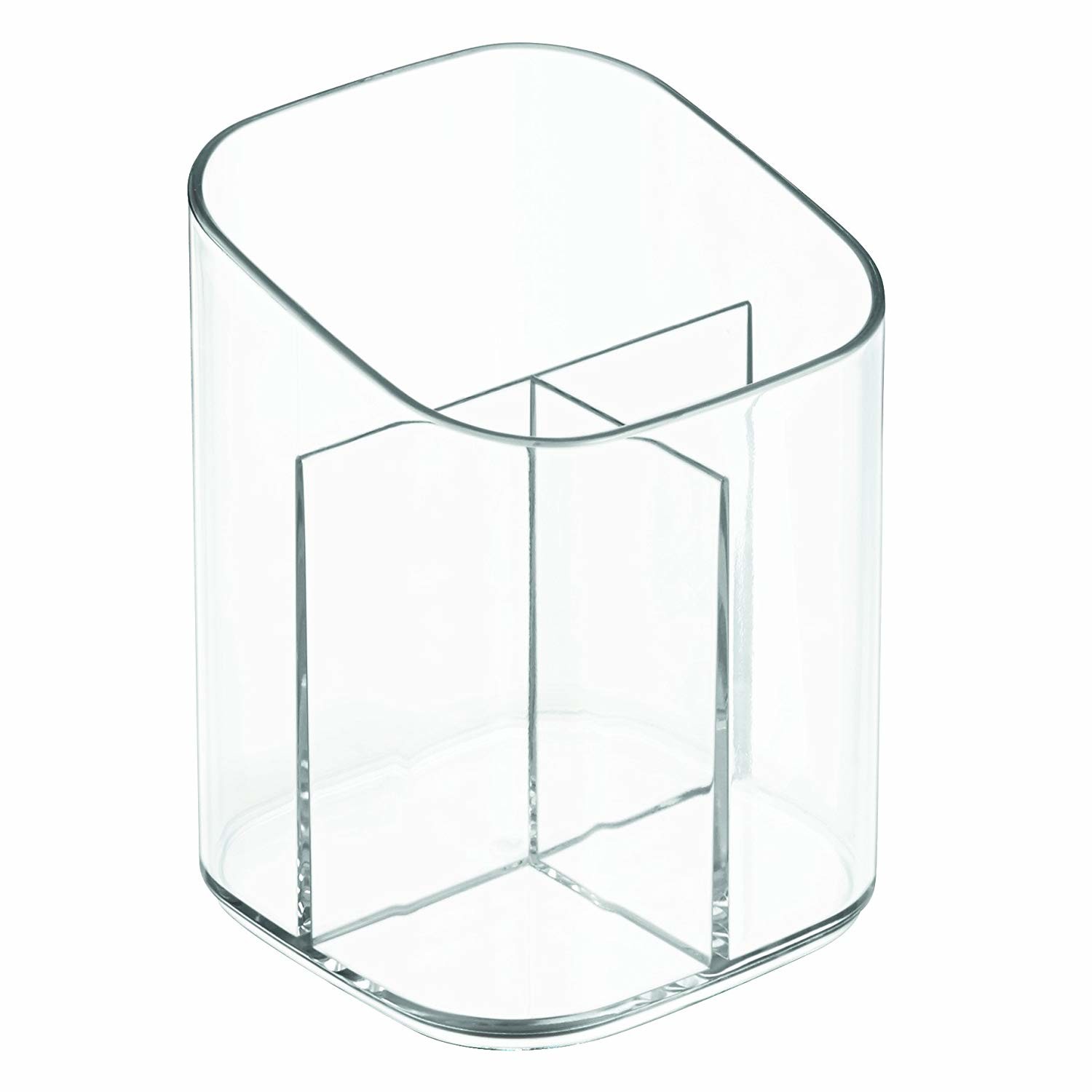 Quality Stackable PMMA Acrylic Display Box Makeup Brush Holder Cup Bathroom Accessories wholesale