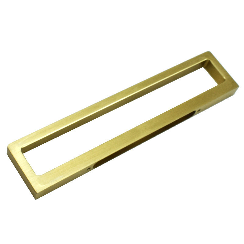 Quality Anodizing Golden ISO9001 Aluminum 6061 CNC Machining Polishing Door Lock Part wholesale