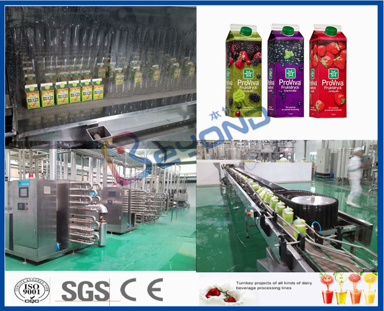 Quality Concentrated Beverage Production Line Fruit Juice Processing Line Electric Driven wholesale