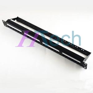 China UTP RJ45 24 Port CAT5E Patch Panel With Cable Manager on sale