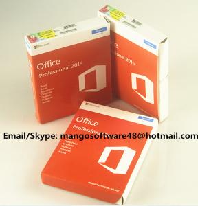 Quality 32 / 64 Bit Office 2016 Pro Plus Retail For Global Area Full Functions wholesale