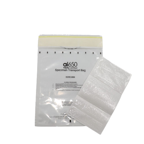 Quality Lab LDPE Biohazard Zipper Autoclave Specimen Kangaroo Bag Medical wholesale
