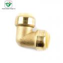 Smooth Inner Wall 1/2''X1/2'' Brass 90 Degree Hose Elbow for sale