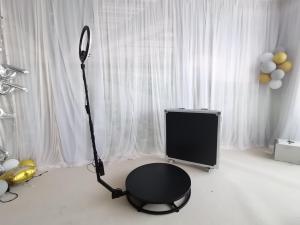 Quality Big 360 LED Light Photo Booth Automatic Metal Platform For All Guests wholesale