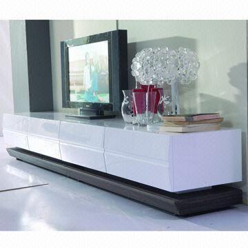 Quality TV stand with MDF, high glossy and painting wholesale