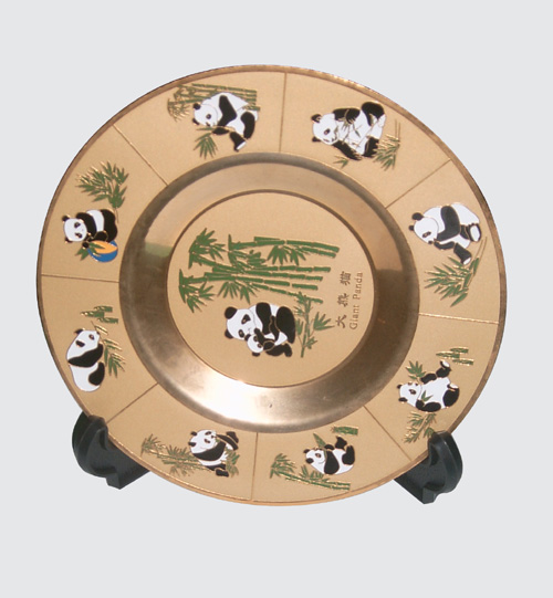 Quality Color Metal Souvenir Trays Chinese Style wholesale