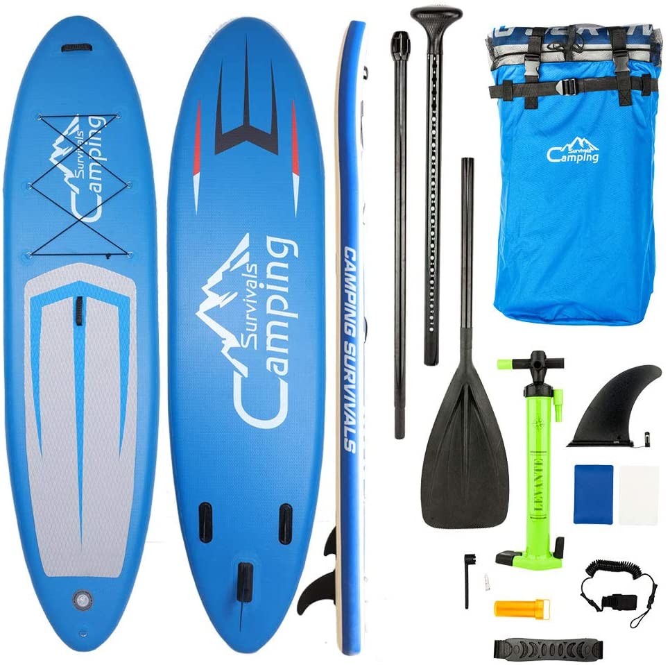 Quality Blue Youth 11'X32"X6" Inflatable Surf SUP Stand Up Paddle Board wholesale