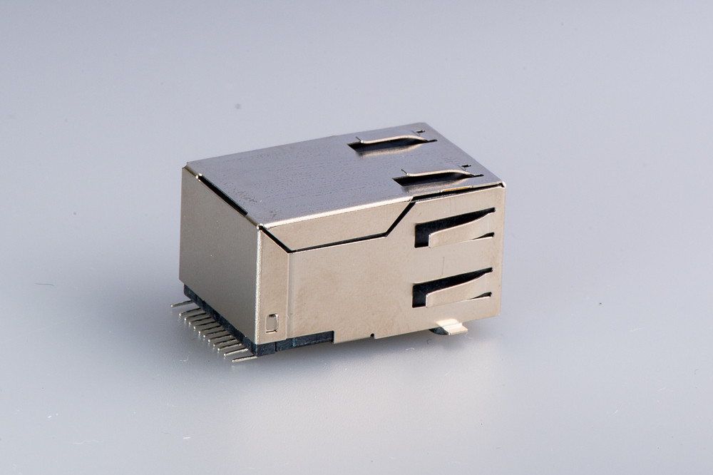 Quality J3011G21DNL Low Profile Single Port SMD RJ45 With Giga Transformer With Led wholesale