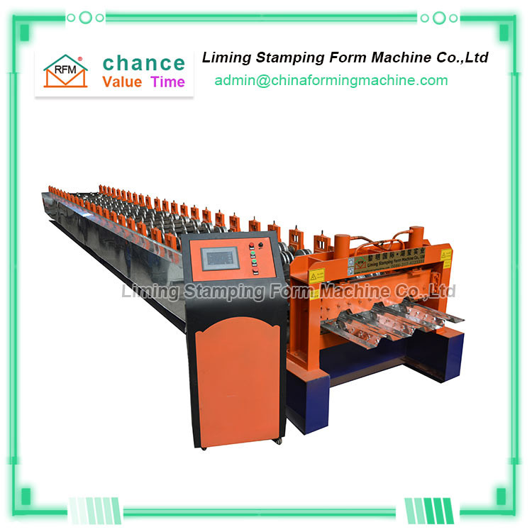 China GI Composite Floor Decking Roll Forming Machine 15Kw on sale