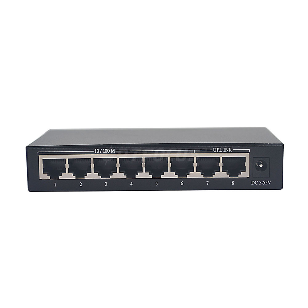 8 Port Ethernet Network Switch 10/100M RJ45 8 Port Ethernet Network Switch for Network ISP FTTH
