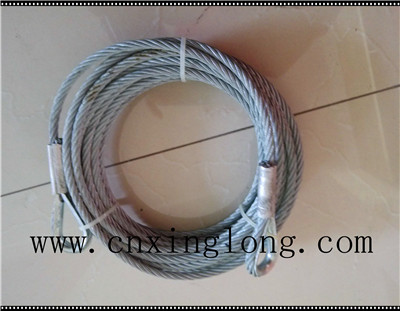 Quality Sell wire rope sling with thimble in both ends wholesale